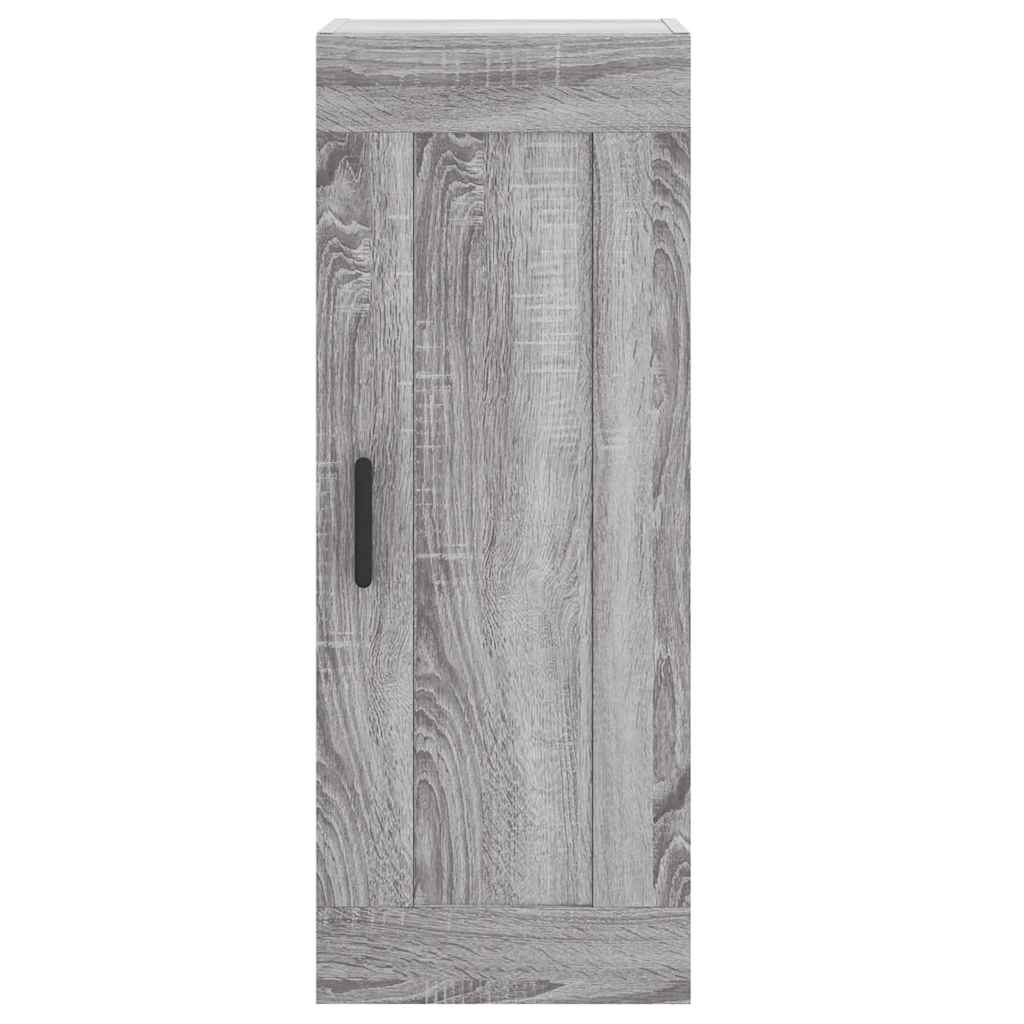 Highboard Grey Sonoma 34.5x34x180 cm Engineered Wood