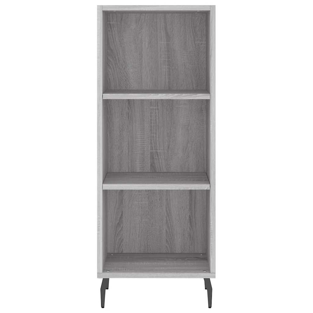Highboard Grey Sonoma 34.5x34x180 cm Engineered Wood