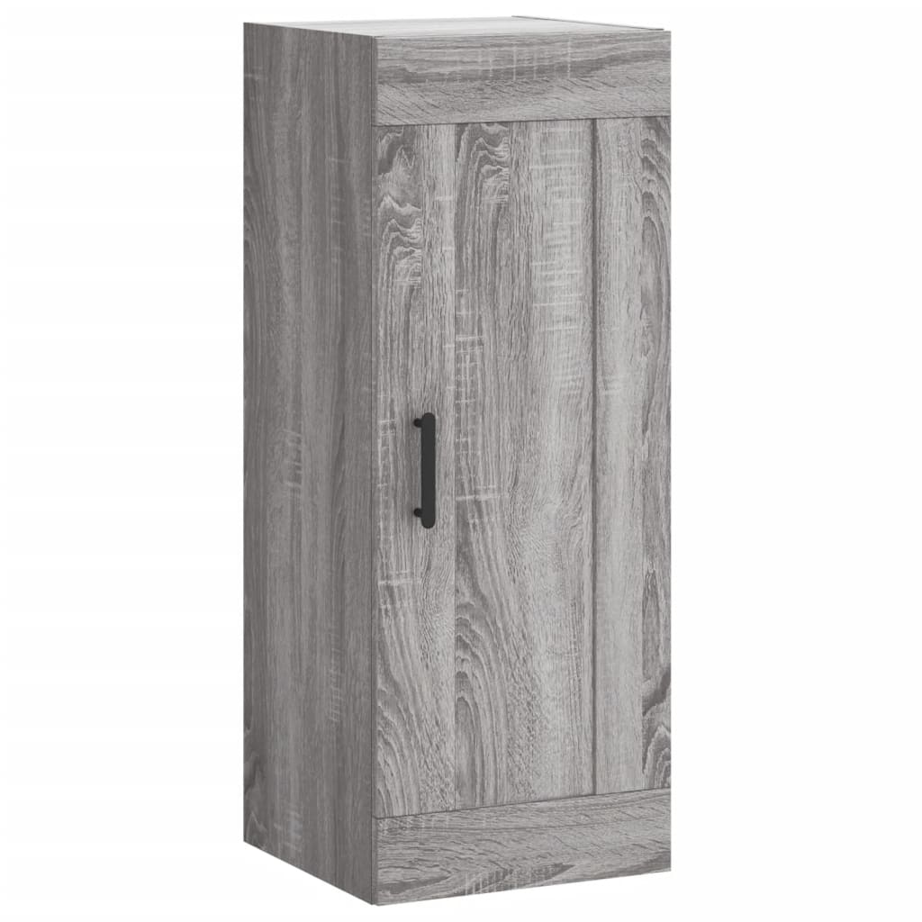 Highboard Grey Sonoma 34.5x34x180 cm Engineered Wood