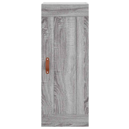 Highboard Grey Sonoma 34,5x34x180 cm Engineered Wood