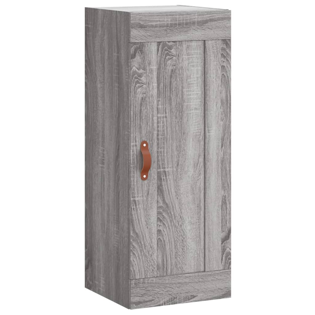 Highboard Grey Sonoma 34.5x34x180 cm Engineered Wood