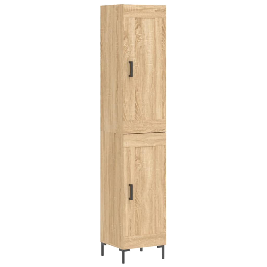 Highboard Sonoma Oak 34.5x34x180 cm Engineered Wood