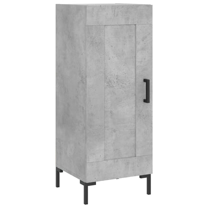 Highboard Concrete Grey 34,5x34x180 cm Engineered Wood