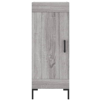 Highboard Grey Sonoma 34,5x34x180 cm Engineered Wood
