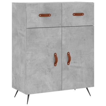 Highboard | Concrete grey | Engineered wood, Metal | Bigger | Highboard