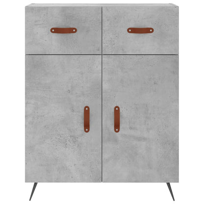 Highboard | Concrete grey | Engineered wood, Metal | Bigger | Highboard