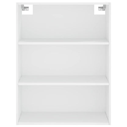 Highboard White 69,5x34x180 cm Engineered Wood