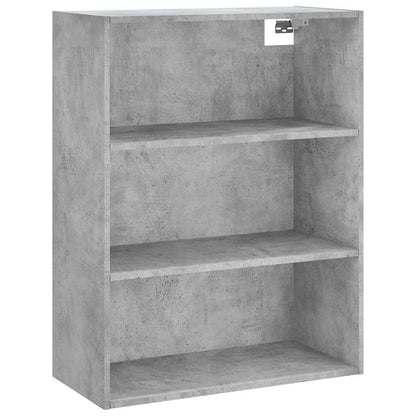 Highboard Concrete Grey 69,5x34x180 cm Engineered Wood