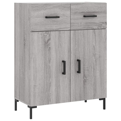 Highboard Grey Sonoma 69,5x34x180 cm Engineered Wood