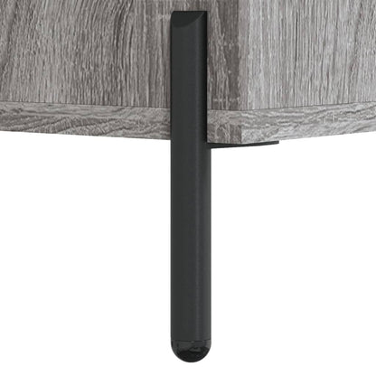 Highboard Grey Sonoma 69,5x34x180 cm Engineered Wood