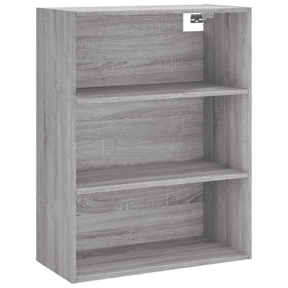 Highboard Grey Sonoma 69,5x34x180 cm Engineered Wood
