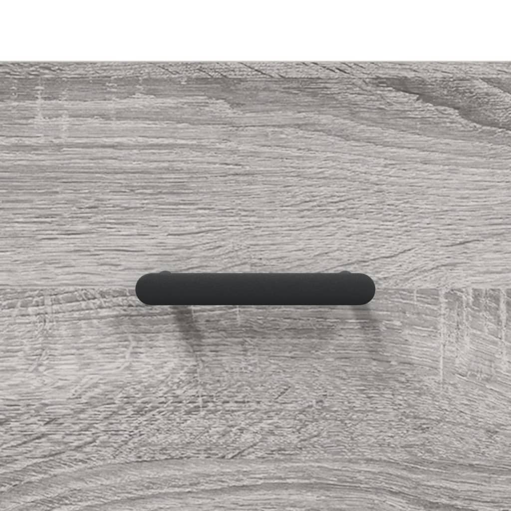 Highboard Grey Sonoma 69,5x34x180 cm Engineered Wood