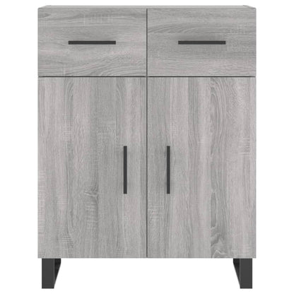 Highboard Grey Sonoma 69,5x34x180 cm Engineered Wood