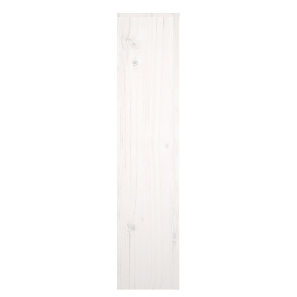 Radiator Cover White 153x19x84 cm Solid Wood Pine