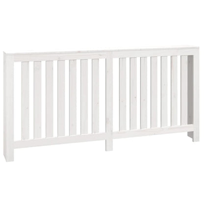 Radiator Cover White 169x19x84 cm Solid Wood Pine