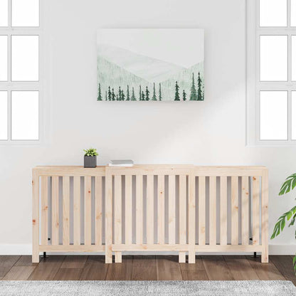 Radiator Cover 210x21x85 cm Solid Wood Pine