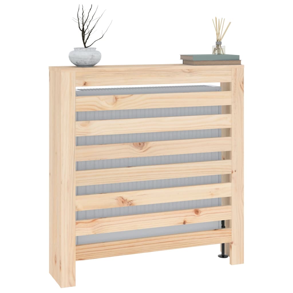 Radiator Cover 79.5x19x84 cm Solid Wood Pine