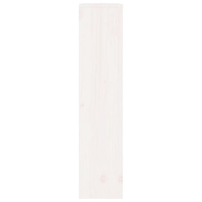 Radiator Cover White 79.5x19x84 cm Solid Wood Pine