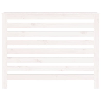Radiator Cover White 108.5x19x84 cm Solid Wood Pine