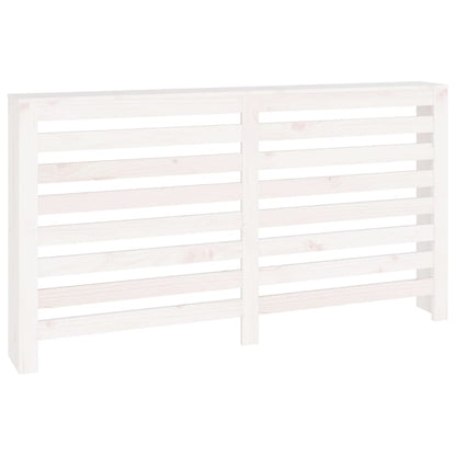 Radiator Cover White 153x19x84 cm Solid Wood Pine