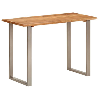 Dining Table 110x50x76 cm Solid Wood Acacia