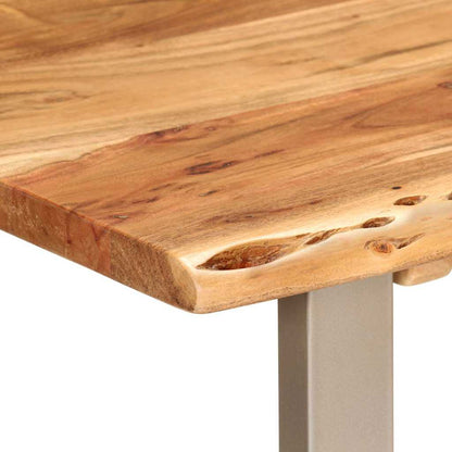 Dining Table 110x50x76 cm Solid Wood Acacia