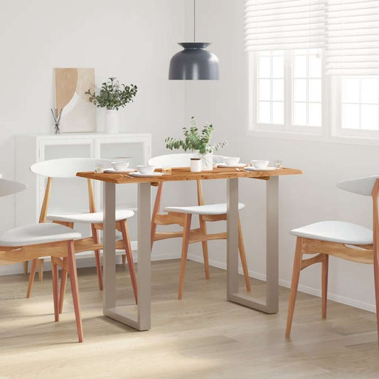 Dining Table 110x50x76 cm Solid Wood Acacia