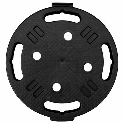 Plant Trolleys with Wheels 3 pcs Diameter 30 cm Black 170 kg