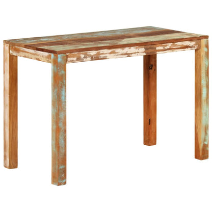 Dining Table 110x55x76 cm Solid Wood Reclaimed