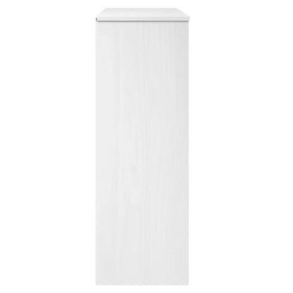 Top for Highboard MOLDE White 90x35x100 cm Solid Wood Pine