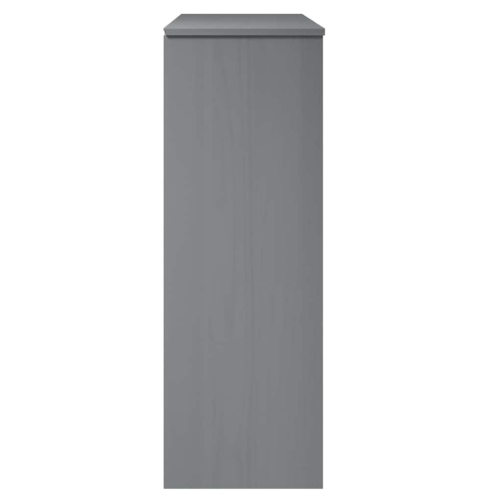 Top for Highboard MOLDE Grey 90x35x100 cm Solid Wood Pine