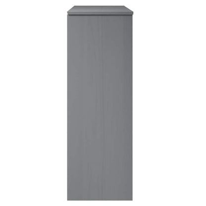Top for Highboard MOLDE Grey 90x35x100 cm Solid Wood Pine
