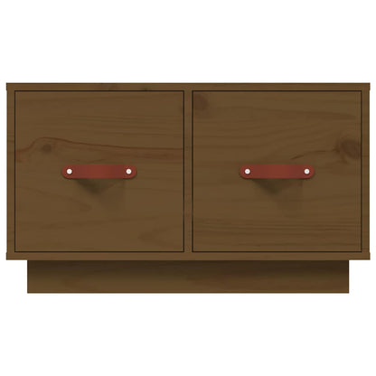 Coffee Table Honey Brown 60x53x35 cm Solid Wood Pine