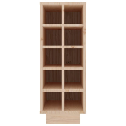 Wine Cabinet 23x34x61 cm Solid Wood Pine