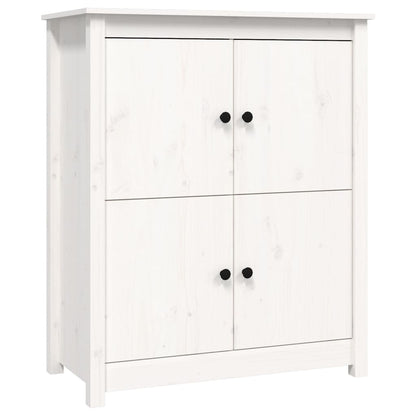 Sideboard White 83x41.5x100 cm Solid Wood Pine