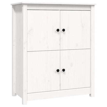 Sideboard White 83x41,5x100 cm Solid Wood Pine