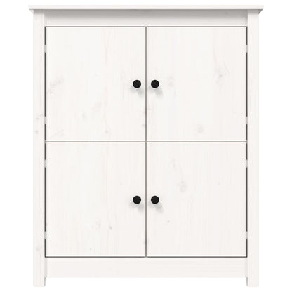 Sideboard White 83x41.5x100 cm Solid Wood Pine