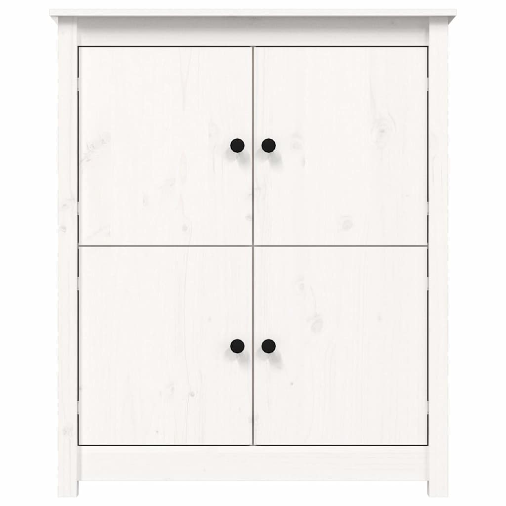 Sideboard White 83x41,5x100 cm Solid Wood Pine