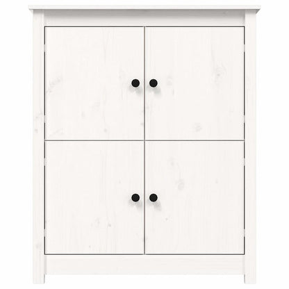 Sideboard White 83x41,5x100 cm Solid Wood Pine