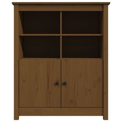 Sideboard Honey Brown 83x41.5x100 cm Solid Wood Pine