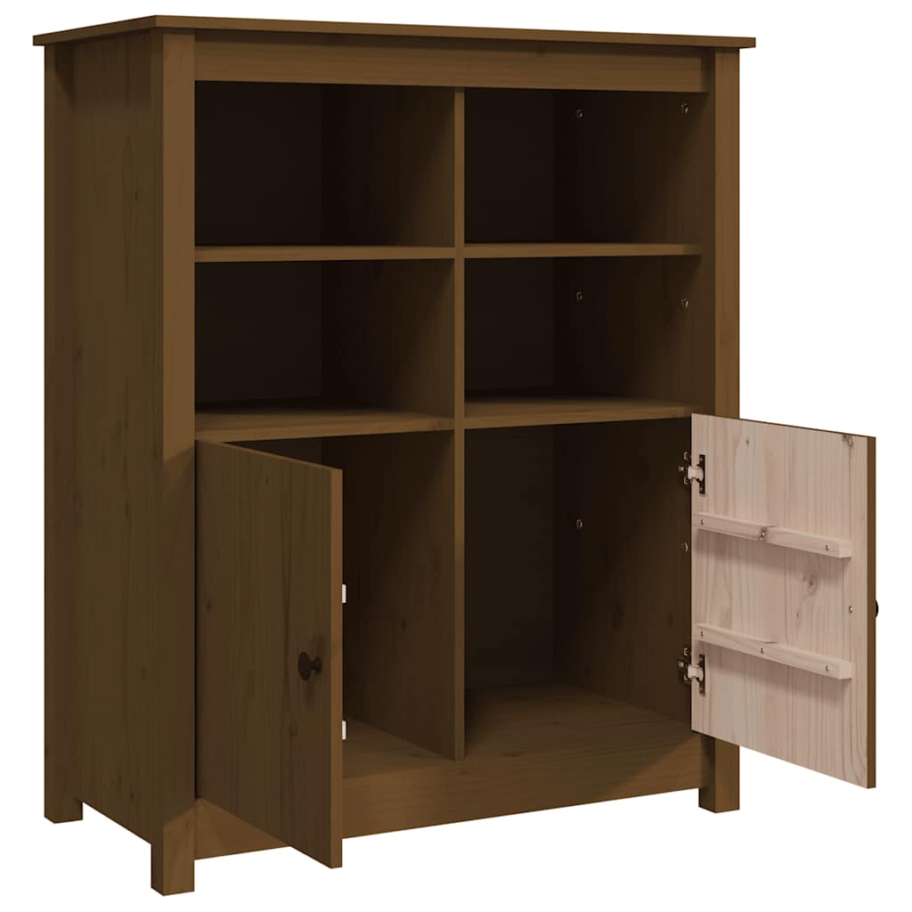 Sideboard Honey Brown 83x41.5x100 cm Solid Wood Pine
