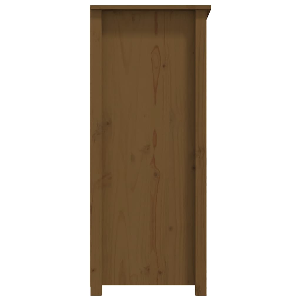 Sideboard Honey Brown 83x41.5x100 cm Solid Wood Pine