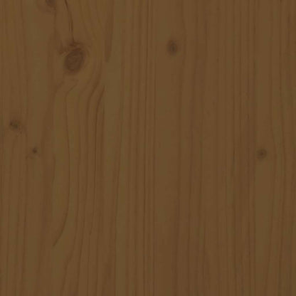 TV Cabinet Honey Brown 90x40x60 cm Solid Wood Pine