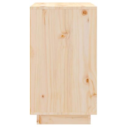 Wine Cabinet 55.5x34x61 cm Solid Wood Pine
