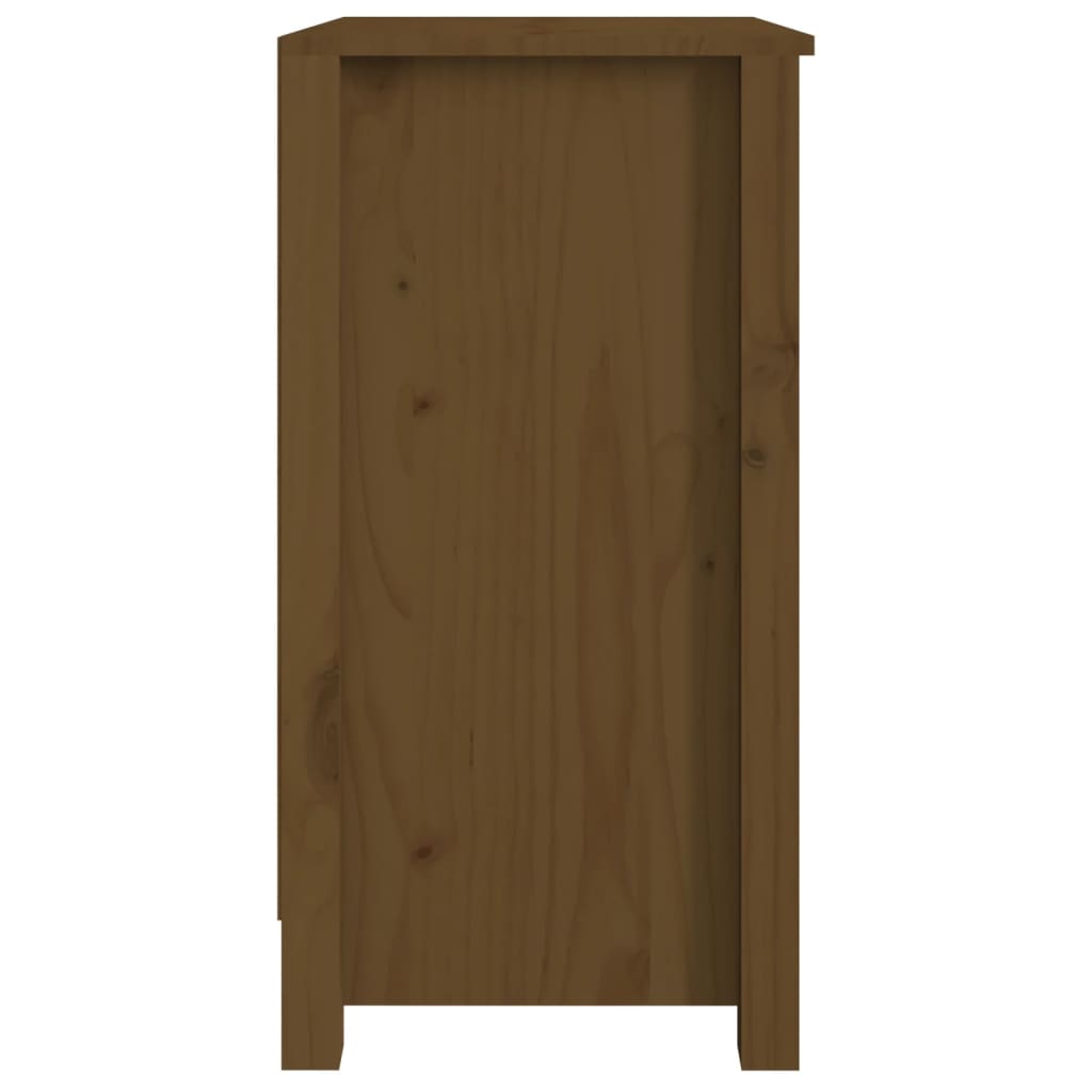 Book Cabinet Honey Brown 50x35x68 cm Solid Wood Pine