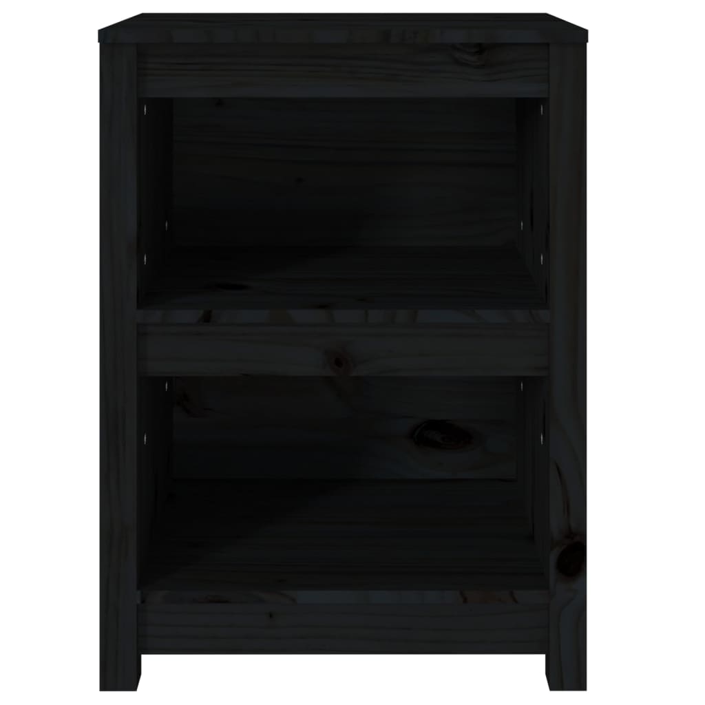 Book Cabinet | Black | Solid pine wood | Compact | Book Cabinet