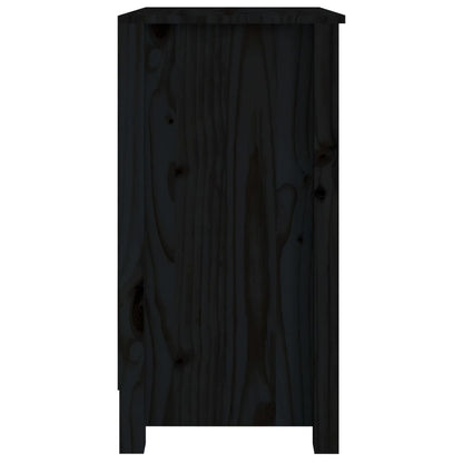 Book Cabinet | Black | Solid pine wood | Compact | Book Cabinet
