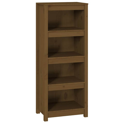 Book Cabinet Honey Brown 50x35x125,5 cm Solid Wood Pine