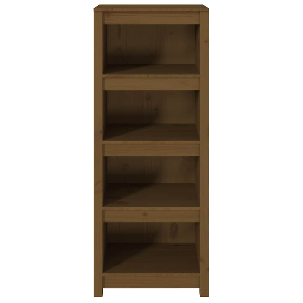 Book Cabinet Honey Brown 50x35x125,5 cm Solid Wood Pine