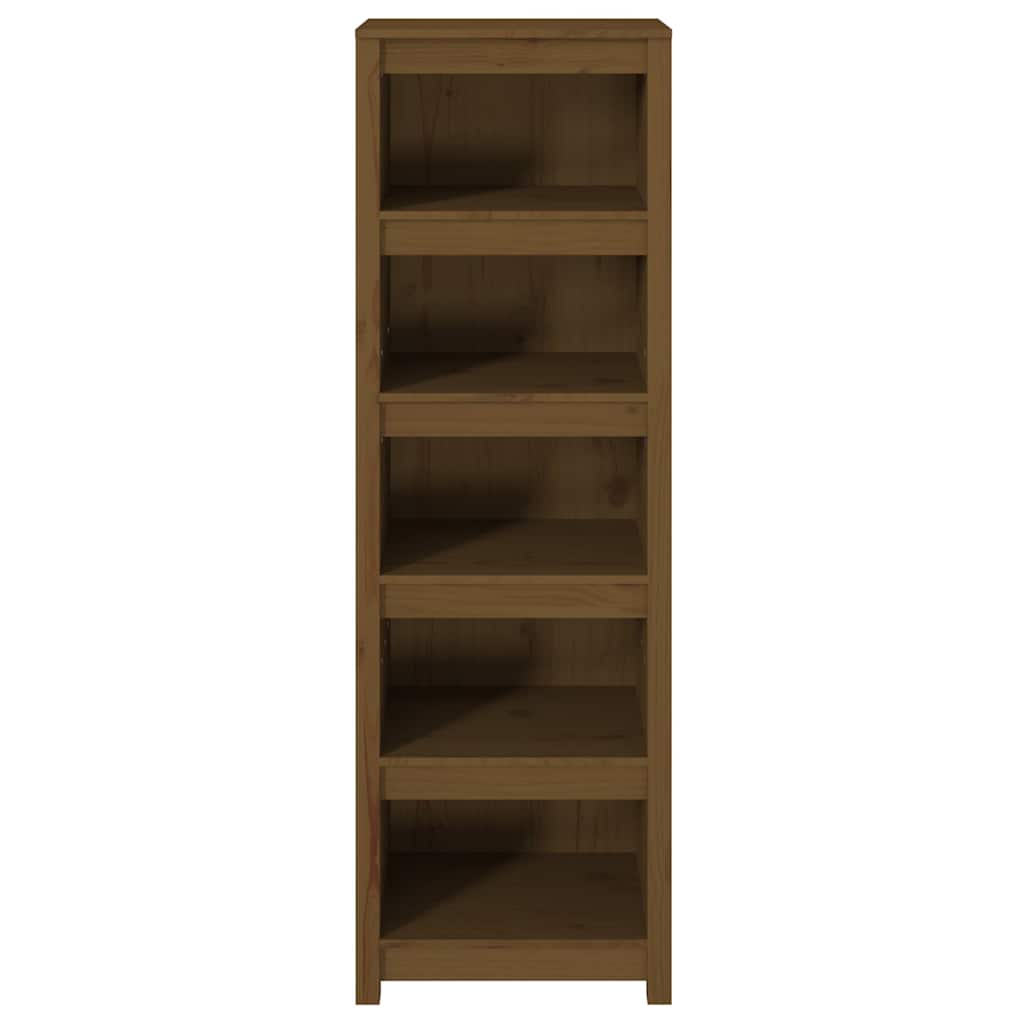 Book Cabinet Honey Brown 50x35x154 cm Solid Wood Pine